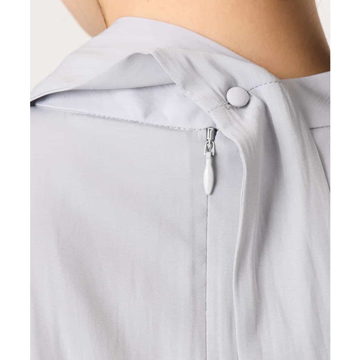 パウダーサテン ボウタイワンピース/洗える/WEB限定サイズあり | OFUON | 詳細画像30 