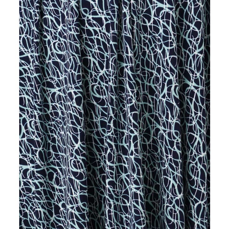 カリグラフィープリント ジャージワンピース/洗える/WEB限定サイズあり | OFUON | 詳細画像25 