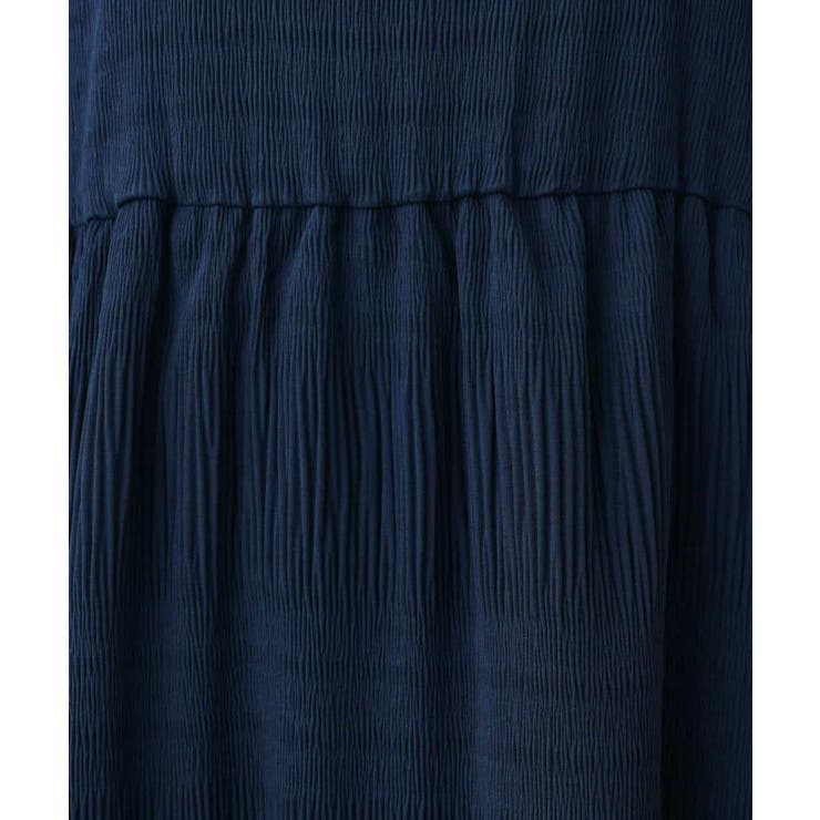 シフォンジョーゼットフリルネックプリーツワンピース/洗える | OFUON | 詳細画像42 