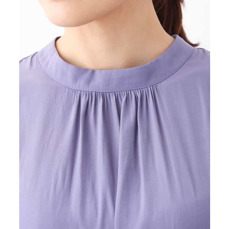 パウダーサテンシャーリングワンピース/洗える | OFUON | 詳細画像22 