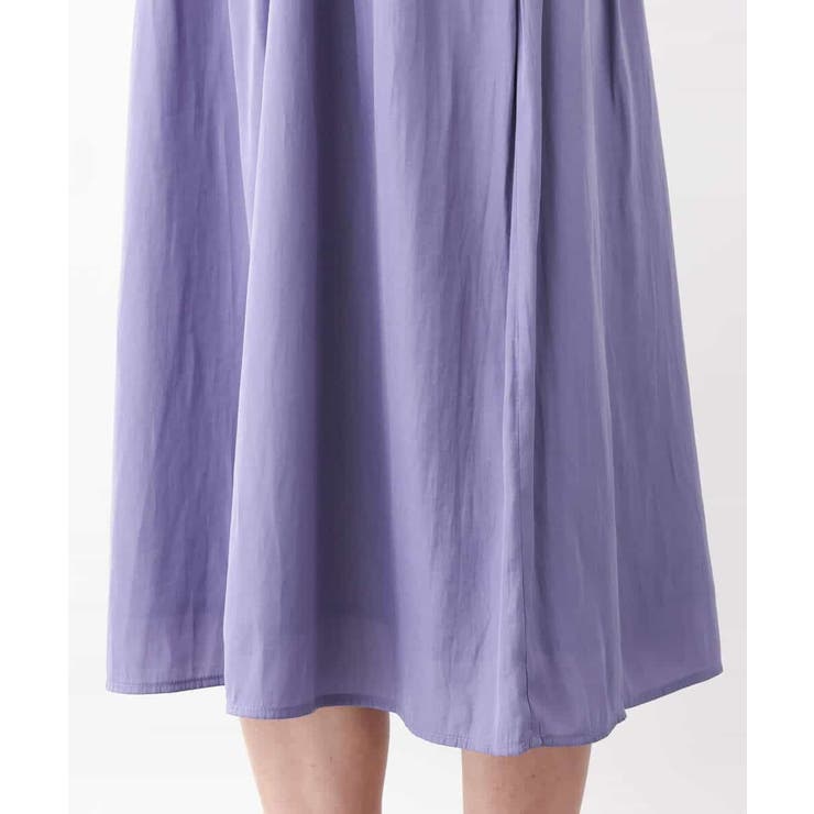 パウダーサテンシャーリングワンピース/洗える | OFUON | 詳細画像25 