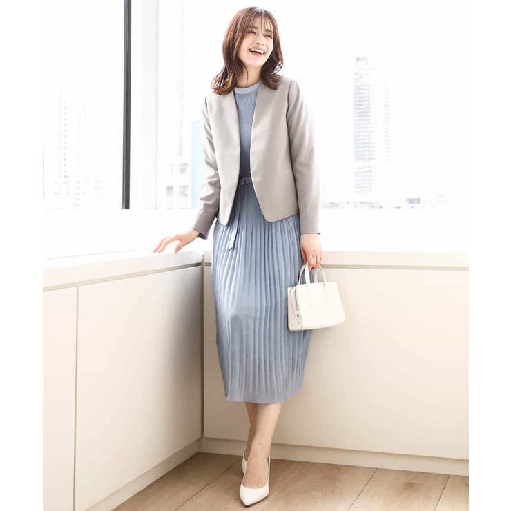 シフォンプリーツワンピース/洗える/WEB限定サイズあり | OFUON | 詳細画像10 