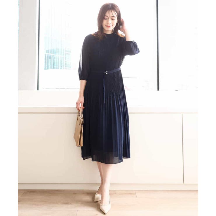 シフォンプリーツワンピース/洗える/WEB限定サイズあり | OFUON | 詳細画像25 