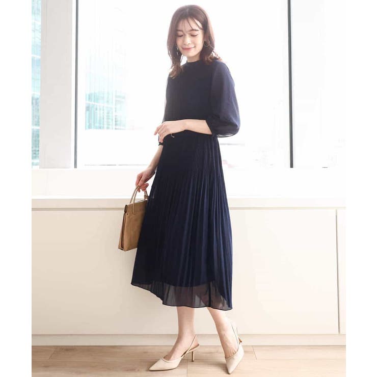 シフォンプリーツワンピース/洗える/WEB限定サイズあり | OFUON | 詳細画像26 