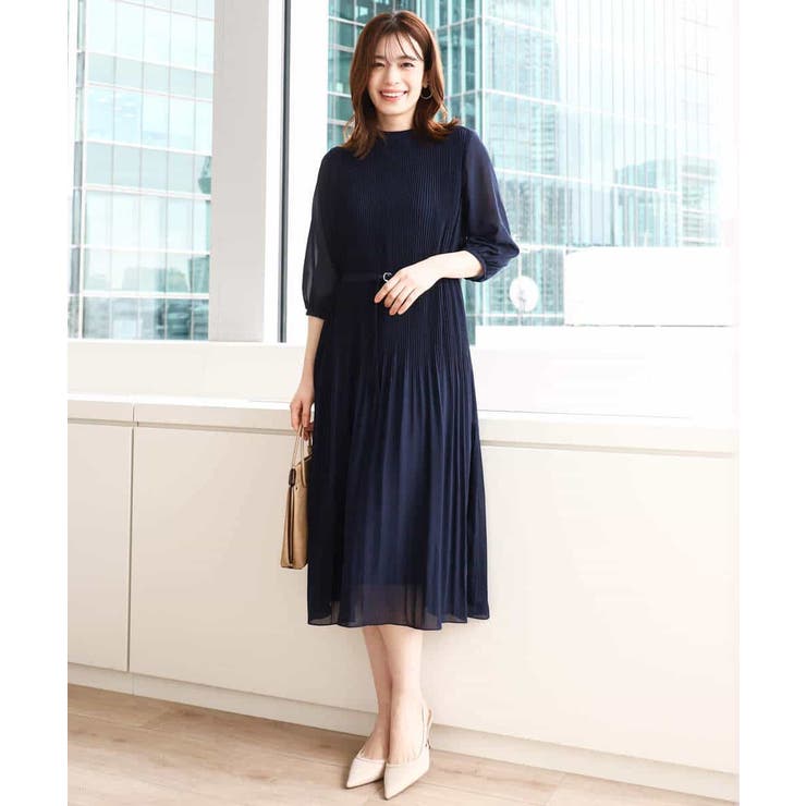 シフォンプリーツワンピース/洗える/WEB限定サイズあり | OFUON | 詳細画像29 