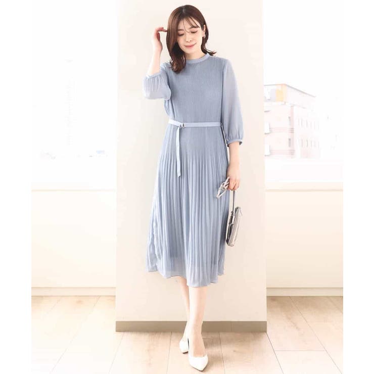 シフォンプリーツワンピース/洗える/WEB限定サイズあり | OFUON | 詳細画像3 