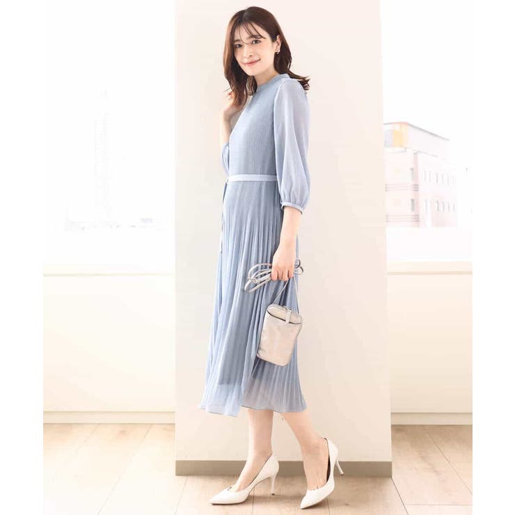 シフォンプリーツワンピース/洗える/WEB限定サイズあり | OFUON | 詳細画像4 