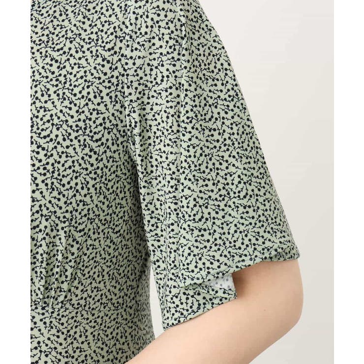 フレアスリーブ小花柄ワンピース/洗える/WEB限定サイズあり | OFUON | 詳細画像26 