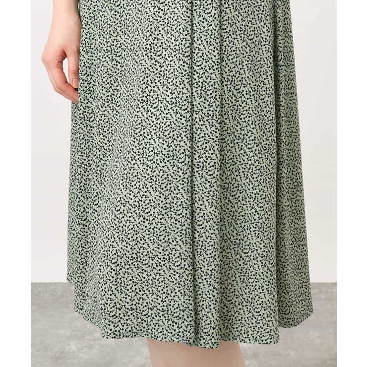 フレアスリーブ小花柄ワンピース/洗える/WEB限定サイズあり | OFUON | 詳細画像27 