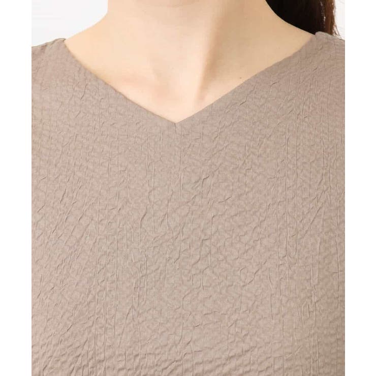 VネックAラインシルエットワンピース/洗える/WEB限定サイズあり | OFUON | 詳細画像39 