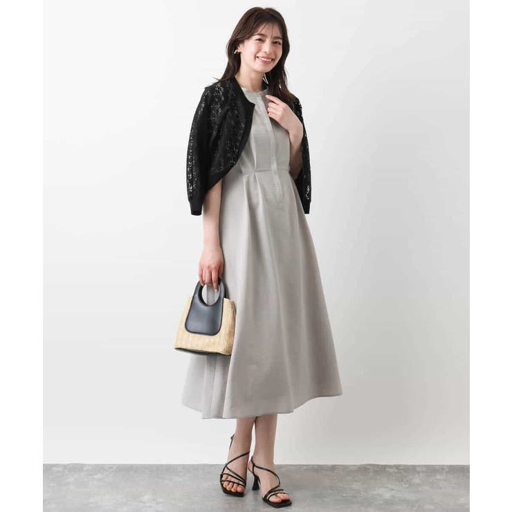 ウエストタックワンピース/洗える/WEB限定 | OFUON | 詳細画像12 