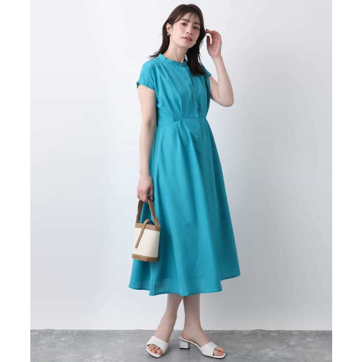 ウエストタックワンピース/洗える/WEB限定 | OFUON | 詳細画像3 