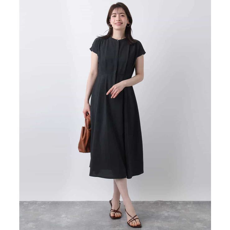 ウエストタックワンピース/洗える/WEB限定 | OFUON | 詳細画像6 