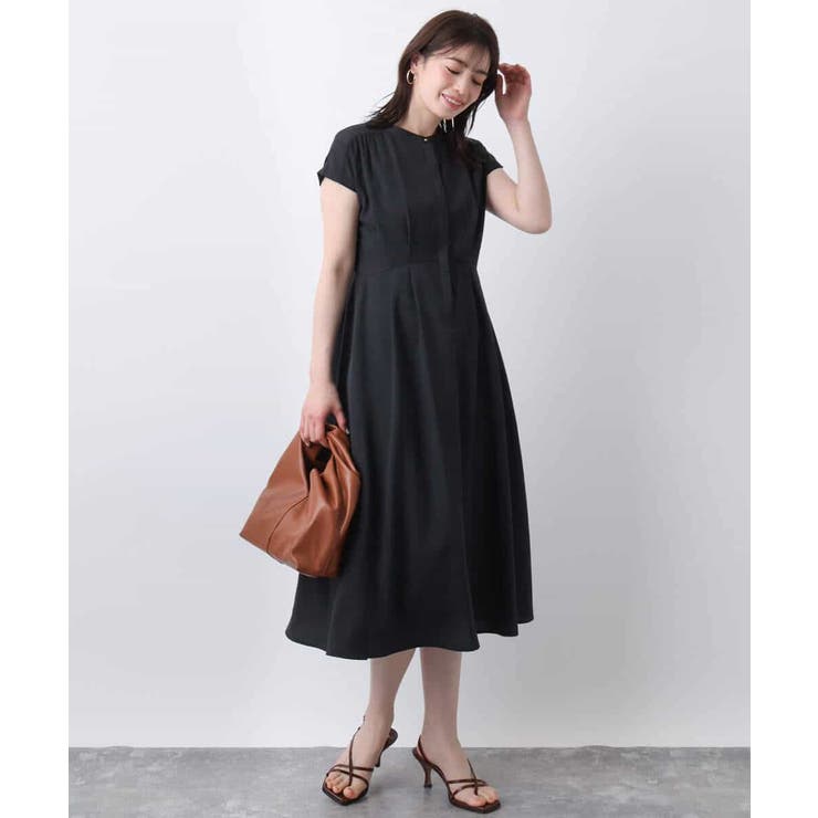 ウエストタックワンピース/洗える/WEB限定 | OFUON | 詳細画像7 