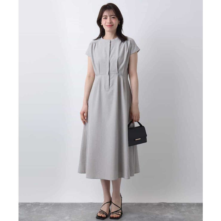 ウエストタックワンピース/洗える/WEB限定 | OFUON | 詳細画像9 