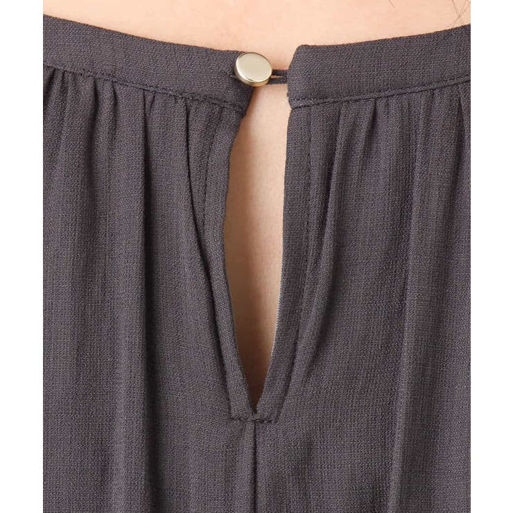 リネンライクウエスト切り替えワンピース/洗える/WEB限定 | OFUON | 詳細画像23 