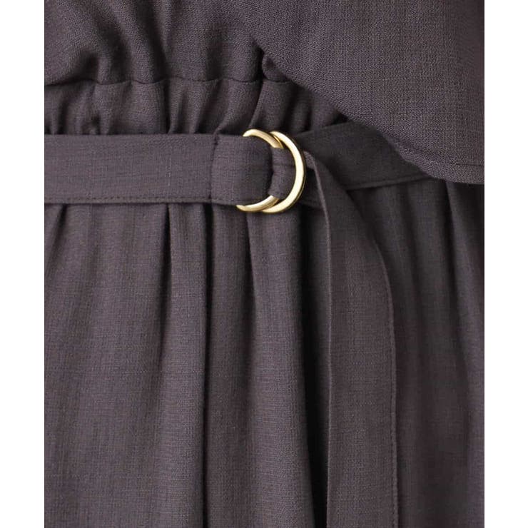 リネンライクウエスト切り替えワンピース/洗える/WEB限定 | OFUON | 詳細画像26 