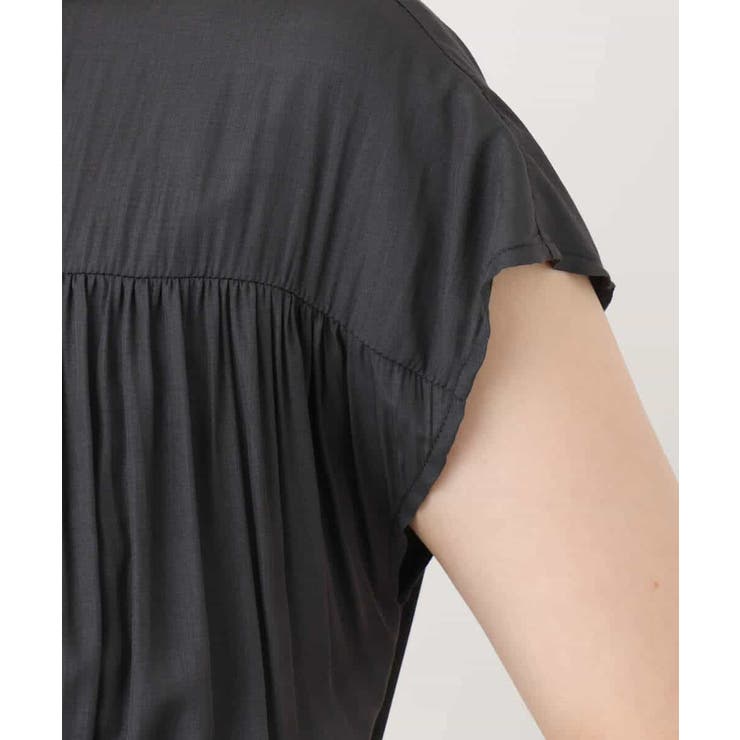 ギャザーデザインワンピース/洗える/WEB限定 | OFUON | 詳細画像23 