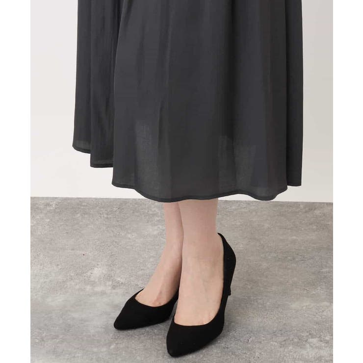 ギャザーデザインワンピース/洗える/WEB限定 | OFUON | 詳細画像24 