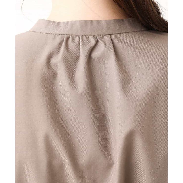 リボンベルト付きシャツワンピース/2way仕様/洗える/WEB限定サイズ | OFUON | 詳細画像25 