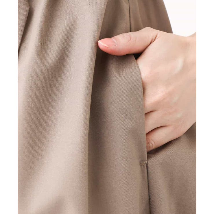 リボンベルト付きシャツワンピース/2way仕様/洗える/WEB限定サイズ | OFUON | 詳細画像27 