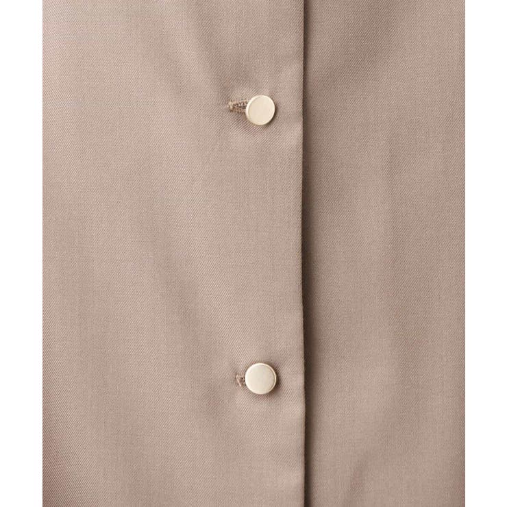 リボンベルト付きシャツワンピース/2way仕様/洗える/WEB限定サイズ | OFUON | 詳細画像30 