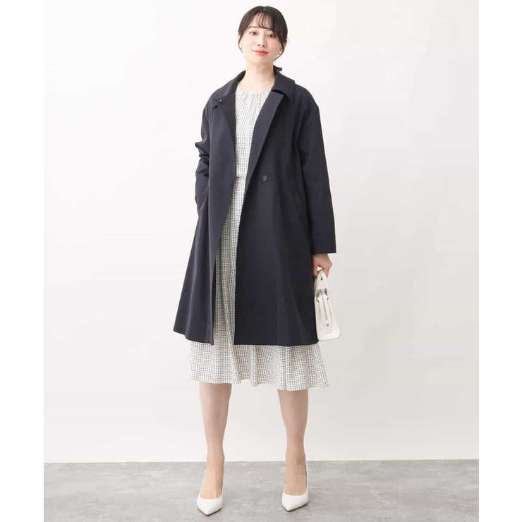 変形ドット柄ワンピース/洗える | OFUON | 詳細画像16 