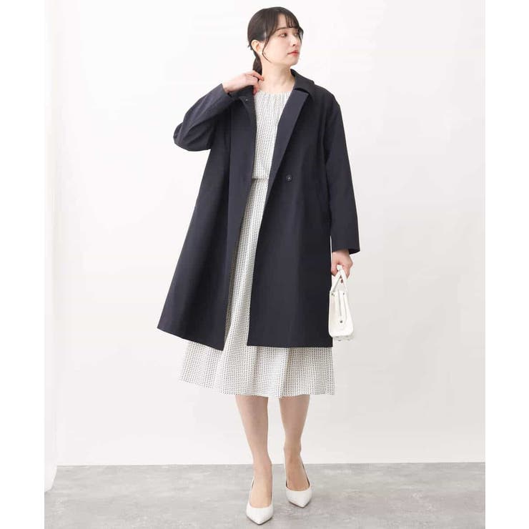 変形ドット柄ワンピース/洗える | OFUON | 詳細画像17 