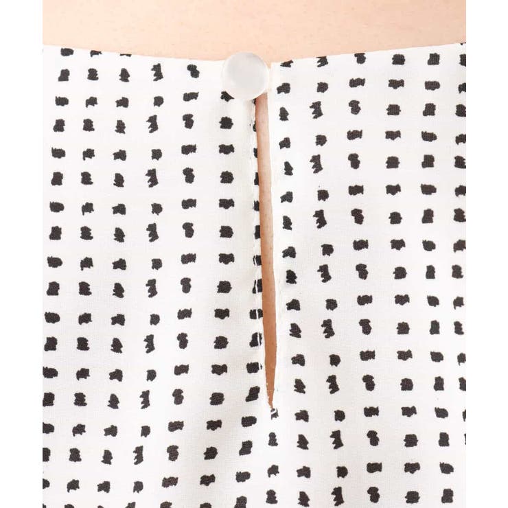 変形ドット柄ワンピース/洗える | OFUON | 詳細画像22 