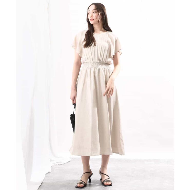 フレアスリーブワンピース/WEB限定/洗える | OFUON | 詳細画像10 