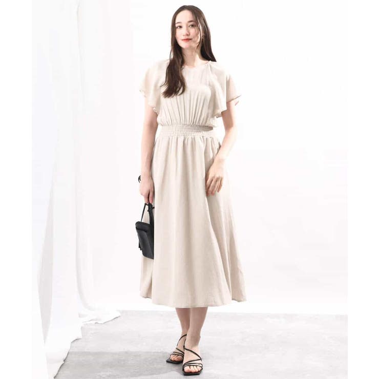 フレアスリーブワンピース/WEB限定/洗える | OFUON | 詳細画像9 