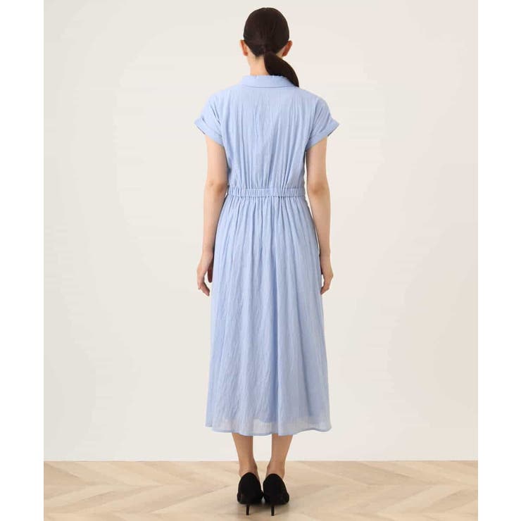 衿付きウエスト切り替えワンピース/洗える/WEB限定 | OFUON | 詳細画像15 