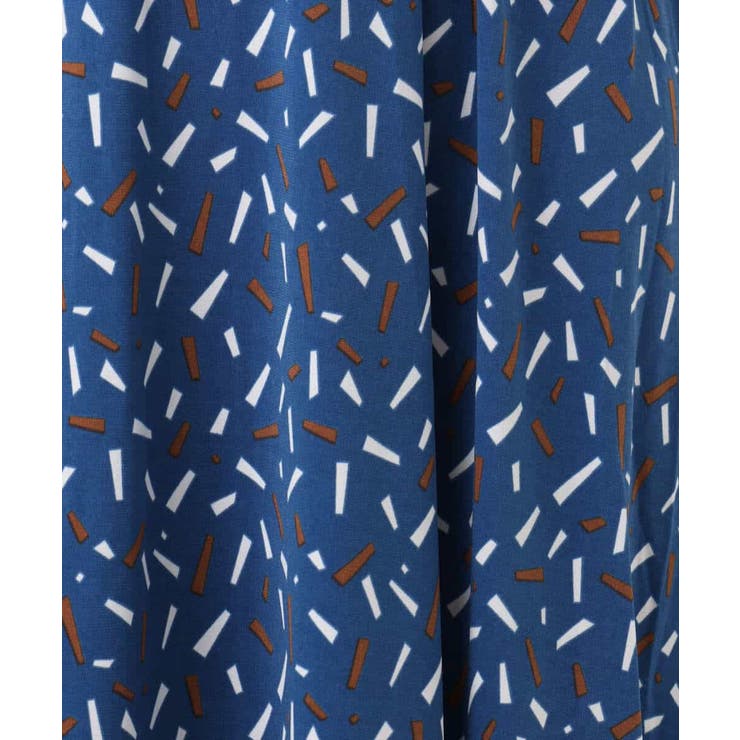 総柄ウエスト切り替えワンピース/洗える/WEB限定サイズあり | OFUON | 詳細画像20 