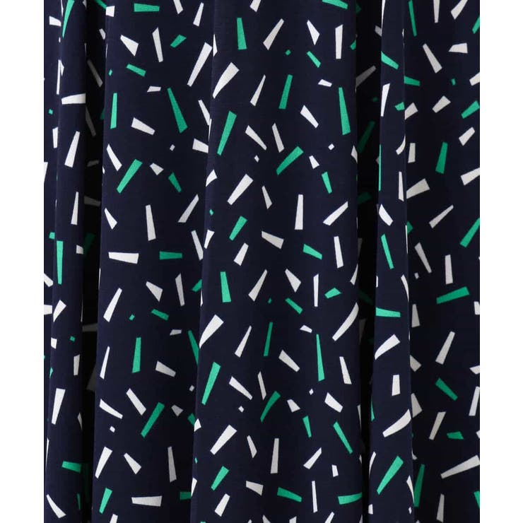 総柄ウエスト切り替えワンピース/洗える/WEB限定サイズあり | OFUON | 詳細画像22 