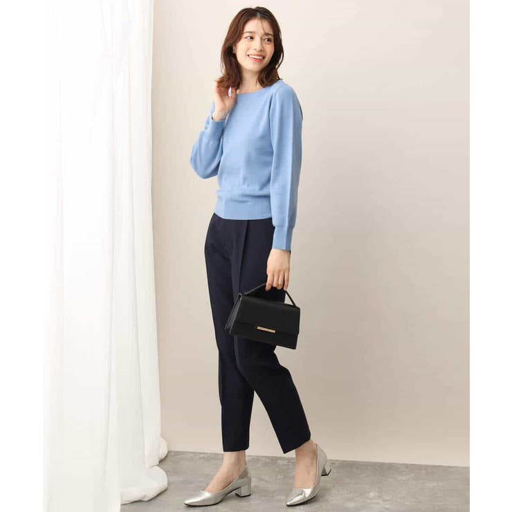 ベーシックボートネックニット/洗える/WEB限定サイズあり | OFUON | 詳細画像11 