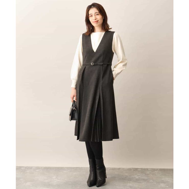 ベーシックボートネックニット/洗える/WEB限定サイズあり | OFUON | 詳細画像17 