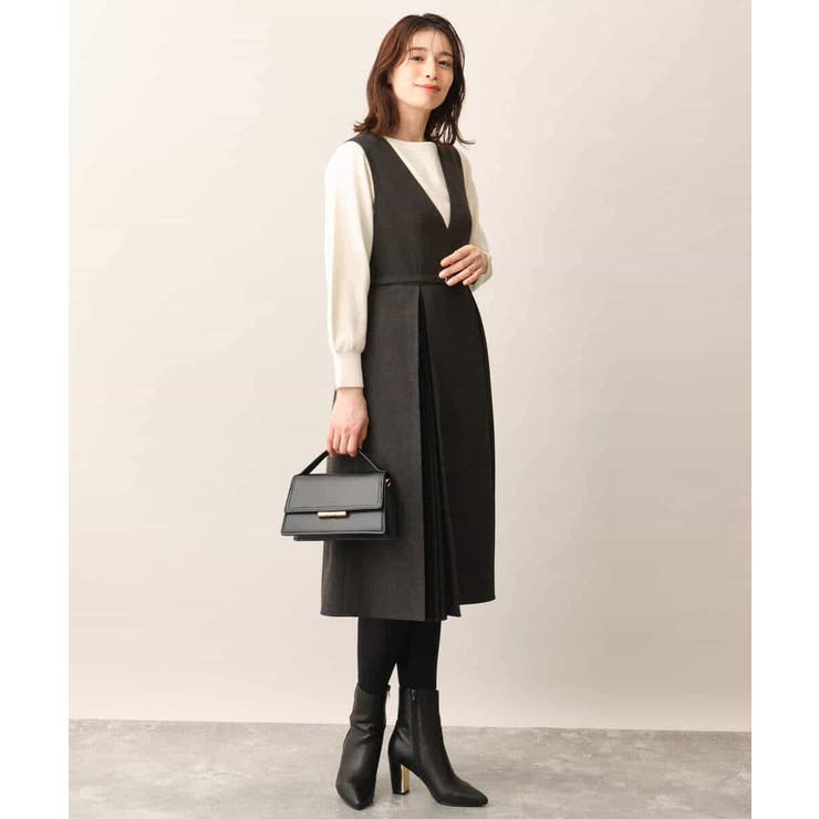 ベーシックボートネックニット/洗える/WEB限定サイズあり | OFUON | 詳細画像18 