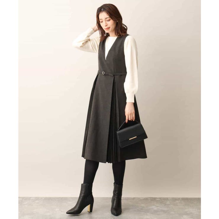 ベーシックボートネックニット/洗える/WEB限定サイズあり | OFUON | 詳細画像20 