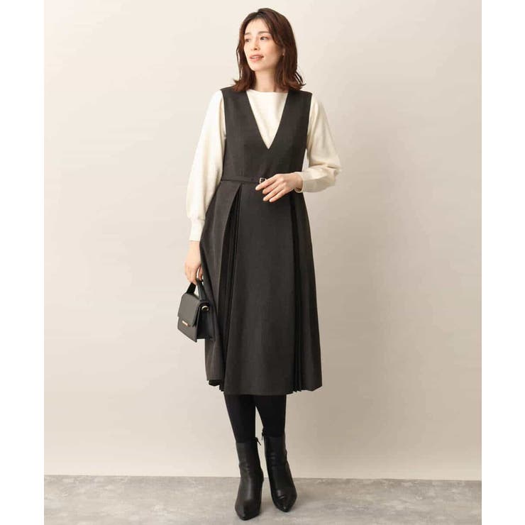 ベーシックボートネックニット/洗える/WEB限定サイズあり | OFUON | 詳細画像21 