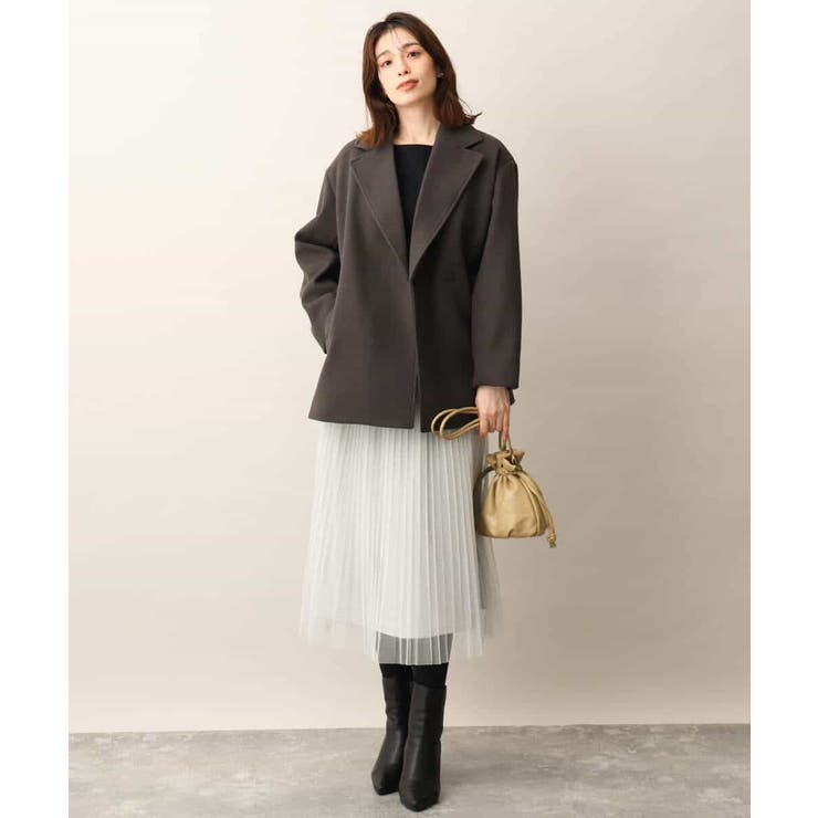 ベーシックボートネックニット/洗える/WEB限定サイズあり | OFUON | 詳細画像27 