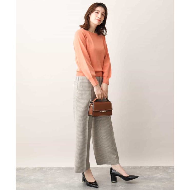 ベーシックボートネックニット/洗える/WEB限定サイズあり | OFUON | 詳細画像3 