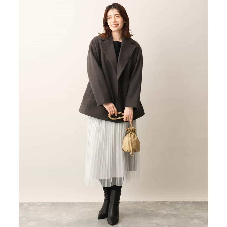 ベーシックボートネックニット/洗える/WEB限定サイズあり | OFUON | 詳細画像30 