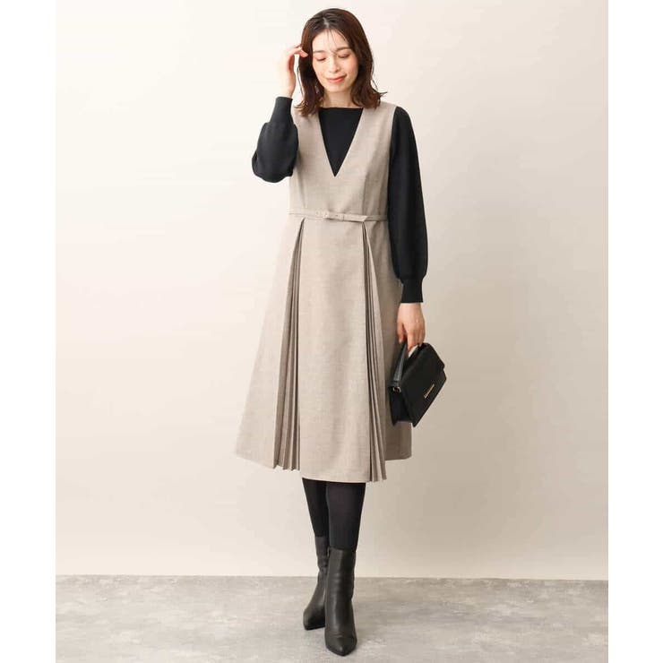 ベーシックボートネックニット/洗える/WEB限定サイズあり | OFUON | 詳細画像31 