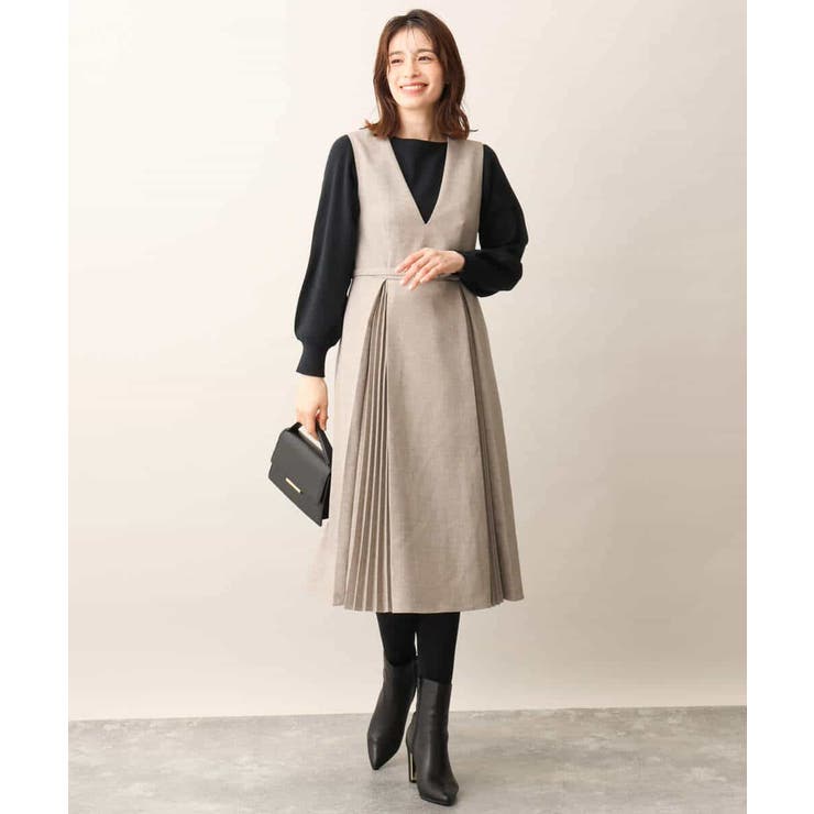 ベーシックボートネックニット/洗える/WEB限定サイズあり | OFUON | 詳細画像33 