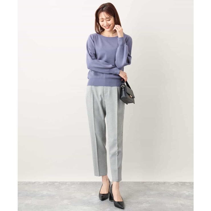 ベーシックボートネックニット/洗える/WEB限定サイズあり | OFUON | 詳細画像61 