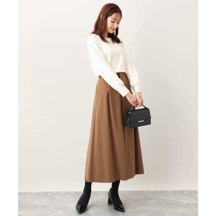 ベーシックボートネックニット/洗える/WEB限定サイズあり | OFUON | 詳細画像62 