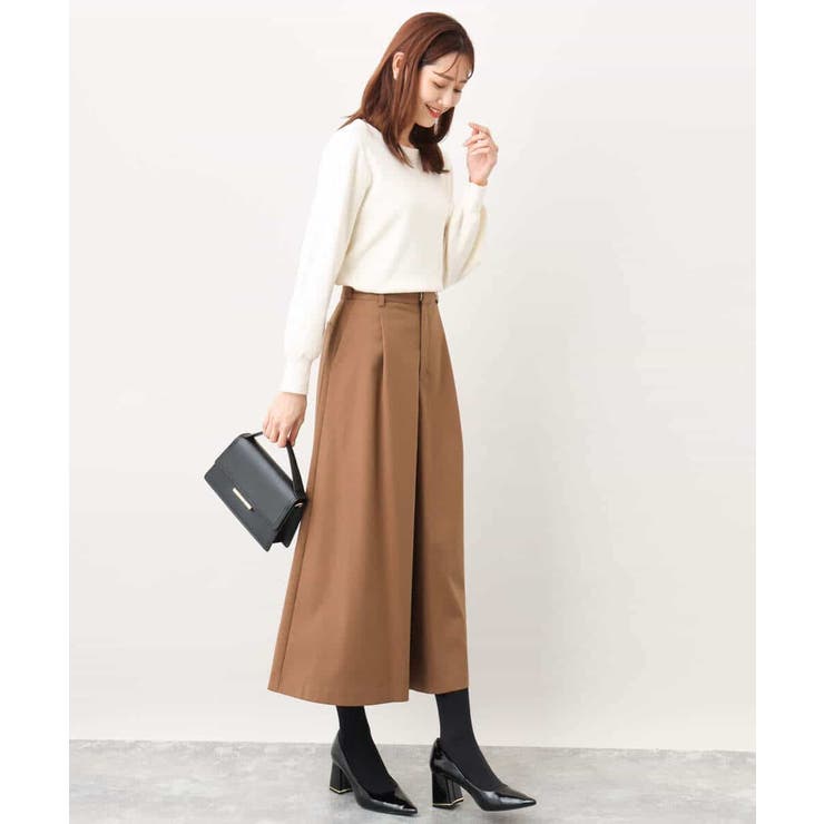 ベーシックボートネックニット/洗える/WEB限定サイズあり | OFUON | 詳細画像64 