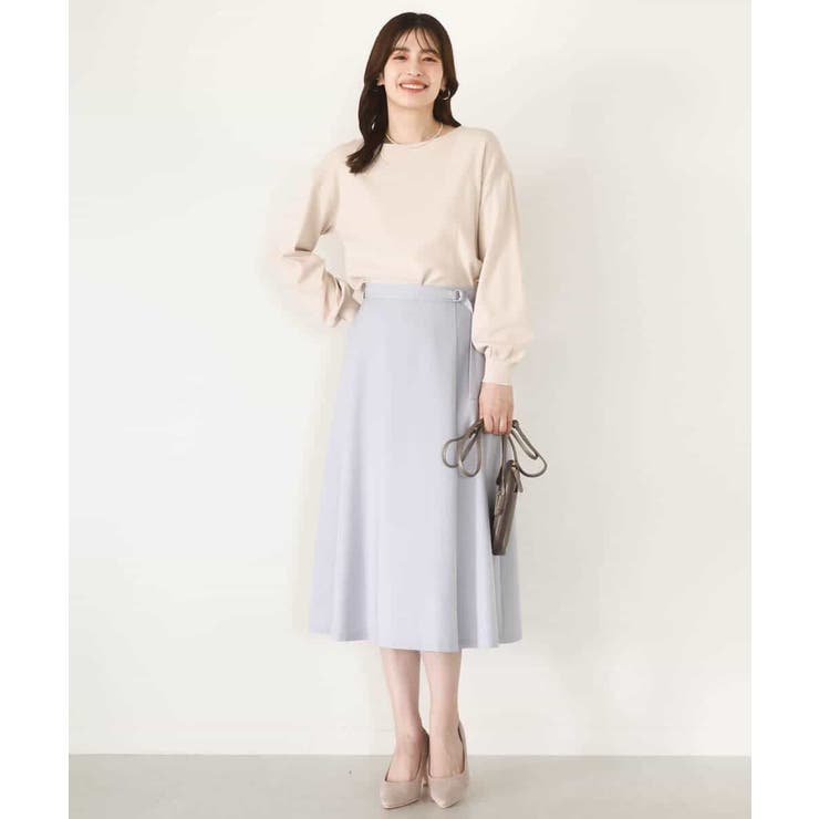 ボリューム袖ベーシックニット/洗える/WEB限定サイズあり | OFUON | 詳細画像23 