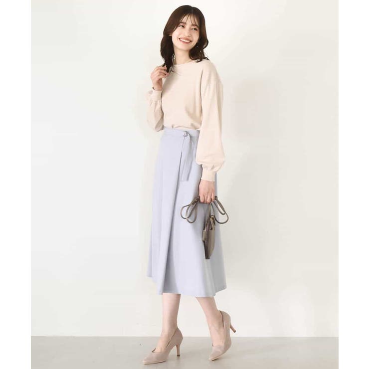 ボリューム袖ベーシックニット/洗える/WEB限定サイズあり | OFUON | 詳細画像25 