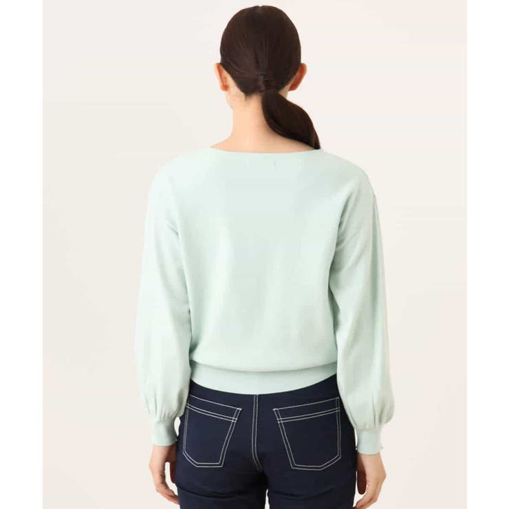 ボリューム袖ベーシックニット/洗える/WEB限定サイズあり | OFUON | 詳細画像34 